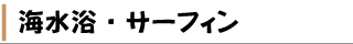 海水浴・サーフィン